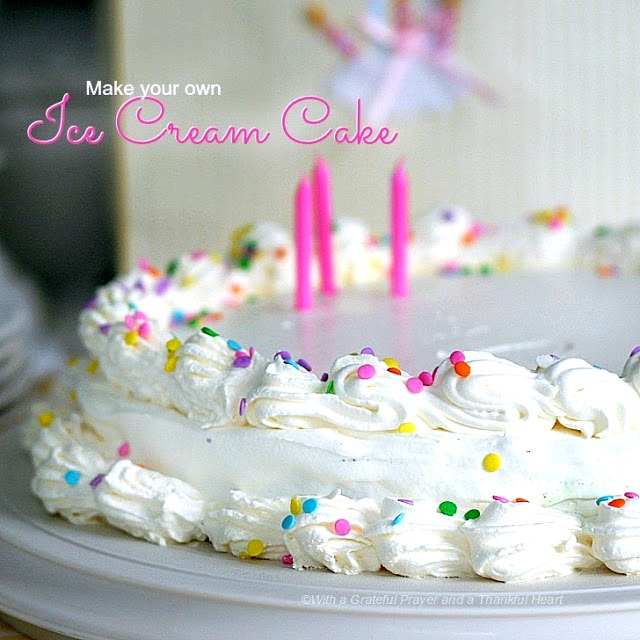 Save a bundle and make your own homemade Birthday Ice Cream Cake using your favorite flavors. Easy, no baking and everyone's favorite party dessert.