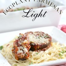 Summer Harvest ~ Eggplant Parmesan Light