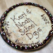 Chocolate Chip Pizza Cookie