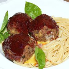 Ham Balls in Barbecue Sauce