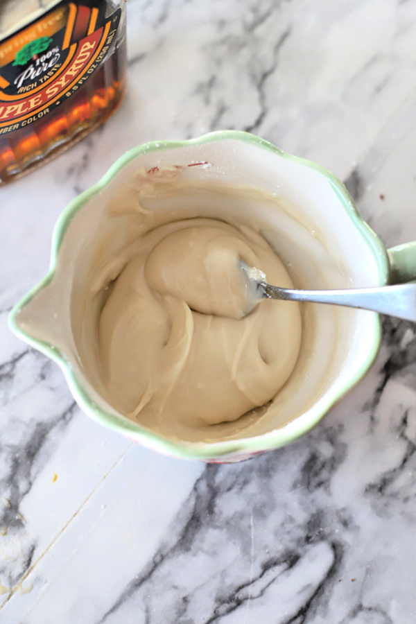 Maple glaze for Thanksgiving Bundt cake