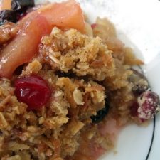 Dorie Greenspan Recipe for  Cran-Apple Crisp