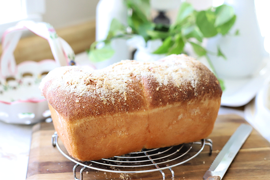 Bread fresh from the oven