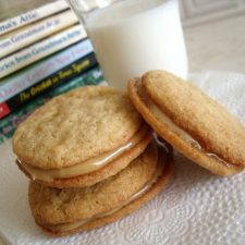 Dulce de Leche Duos Cookies with Caramel Filling Sandwiched Between