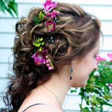 Abbey’s Senior Prom with Hair up-Do, Flowers and Accessories