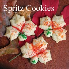 Autumn Leaf Spritz Cookies