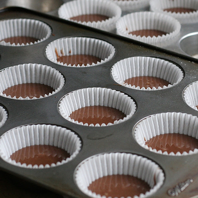 Moist and chocolaty, black bottom cups are rich little cupcakes with a cream cheese & chocolate chip filling and topped with sugar and pecans.