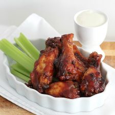 Chicken Wings with Orange Tomato Glaze