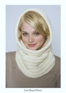 Lion Brand Knitted Cowl Pattern