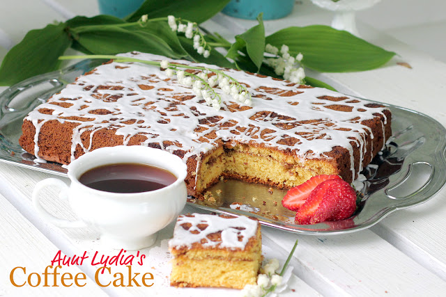 Aunt Lydia's coffee cake is a family favorite from a vintage recipe my mother in law made for every get-together. Easy and delicious.