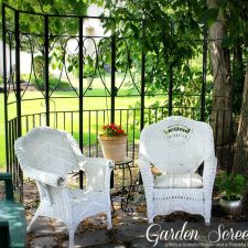 Trash to Treasure ~ A Garden Screen