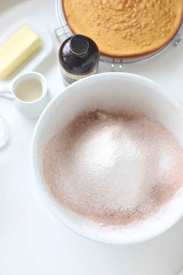 How to make the best homemade chocolate frosting using cocoa powder. Easy recipe for a creamy dark icing for birthday cakes and cupcakes.