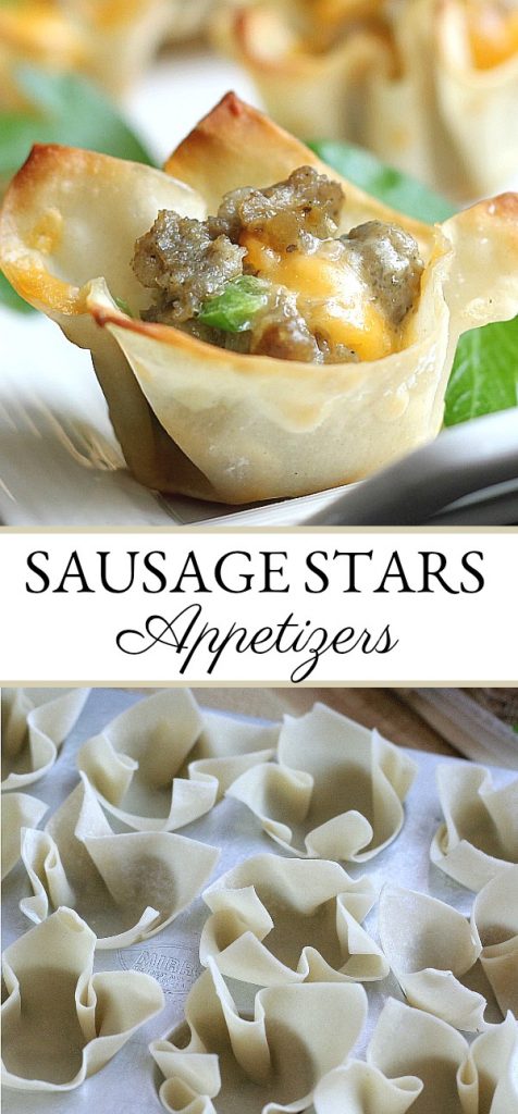 Easy recipe for Hidden Valley Sausage Stars. Popular appetizer for parties, holidays and even Super Bowl festivities. 