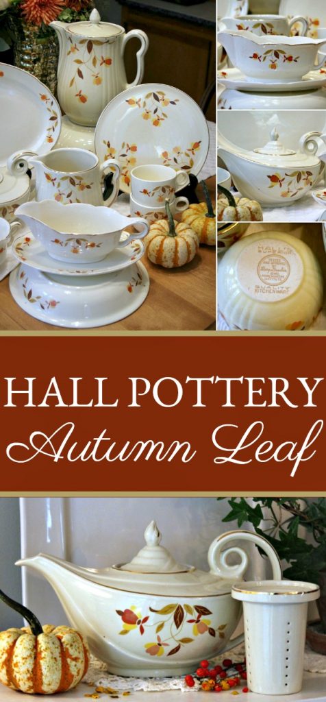 Vintage Autumn Leaf pattern produced by Hall Pottery. Do you remember this from your childhood? Sharing my collection of this lovely pottery.