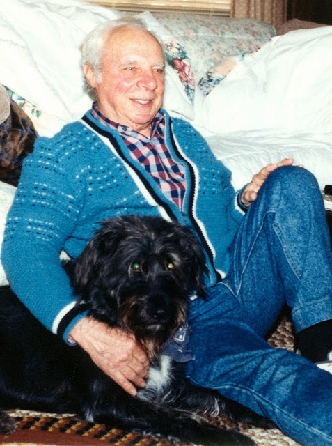 Daddy and Scotty our wonderful dog from the animal orphanage 