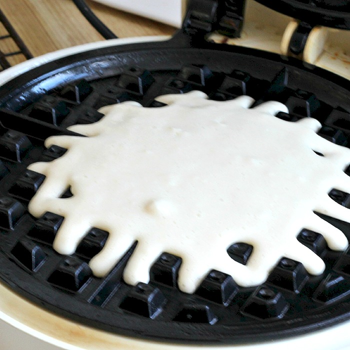 It is hard to beat a breakfast of homemade waffles hot off the pan. Easy recipe freezes well for a quick heat & serve on busy days.