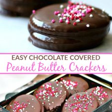 Chocolate Covered Peanut Butter Crackers