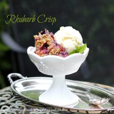 Rhubarb Crisp