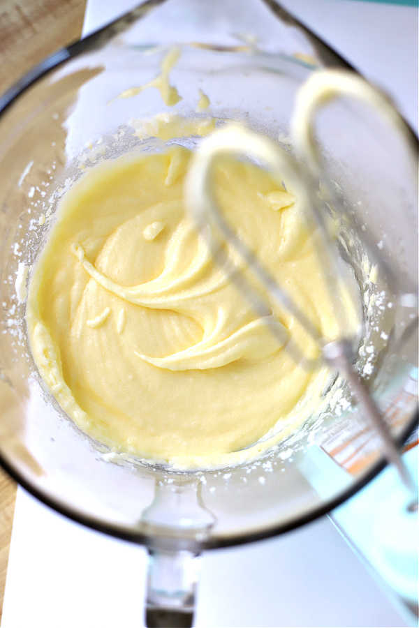 Coconut banana quick bread batter.