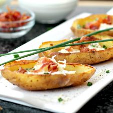 Oven-Crisped Potato Skins