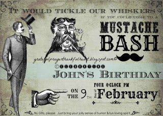 Super fun Mustache Bash theme birthday party with lots of inspiration and ideas for food, menu, decorations and games. Interactive and lots of laughs! 