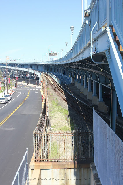 Walking the Philadelphia Camden Ben Franklin Bridge