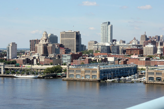 Walking the Philadelphia Camden Ben Franklin Bridge