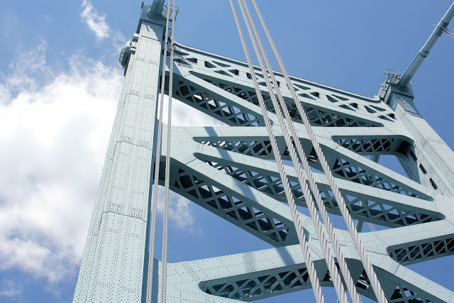 Walking the Philadelphia Camden Ben Franklin Bridge