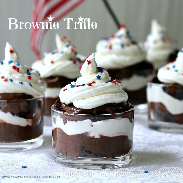 easy recipe for Brownie Trifle