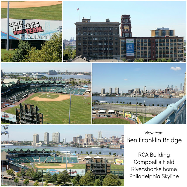 Walking the Philadelphia Camden Ben Franklin Bridge