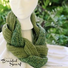 Crochet Braided Scarf