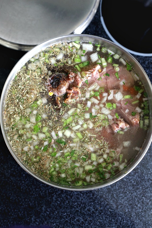 Don't toss that holiday ham bone! Make a delicious pot of homemade split pea soup. A easy, budget-friendly recipe that is comforting and satisfying.