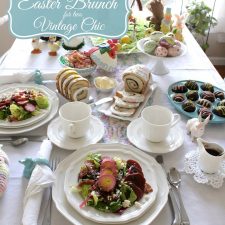 Vintage Chic Easter Brunch for Two