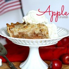 Apple Crumb Pie