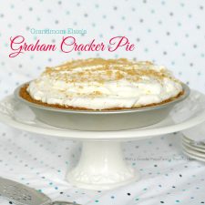 Grandmom Elsie’s Graham Cracker Pie