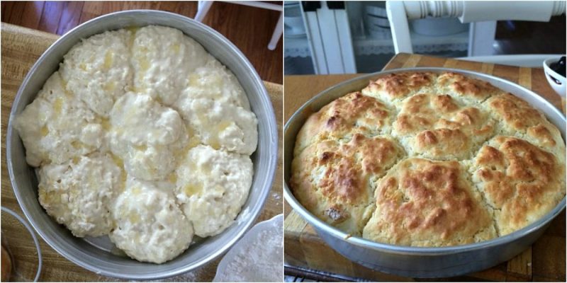 Easy recipe for feather-light buttermilk biscuits. Delicious, light and easy to prepare. No one will notice they are lighter in fat and calories.