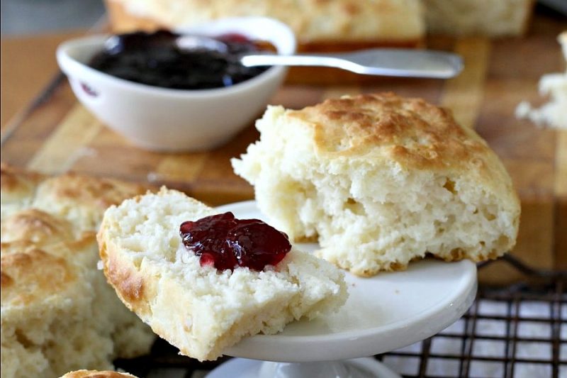 Easy recipe for feather-light buttermilk biscuits. Delicious, light and easy to prepare. No one will notice they are lighter in fat and calories.