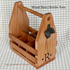 Wooden Beer Tote