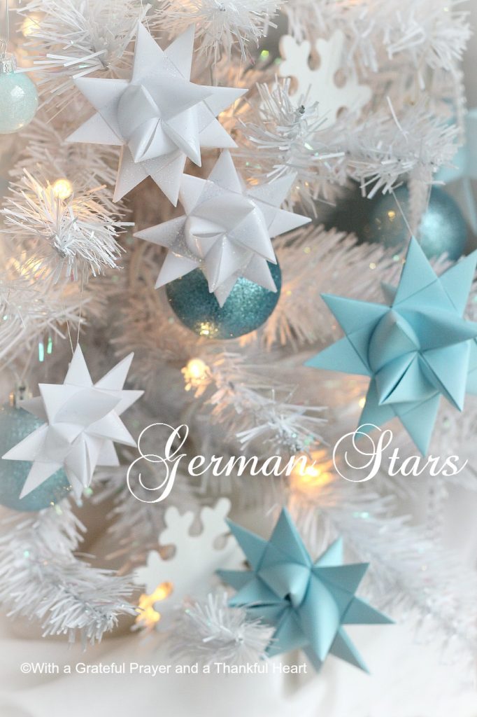 Beautiful folded paper German stars remind many of childhood when they were made at Christmas time. Easy to follow, step by step video tutorial teaches you how to make them. 