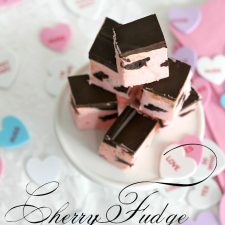 Cherry Fudge with Dark Chocolate