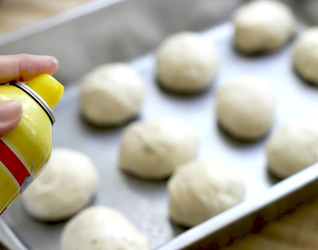 Easy recipe for Dijon Thyme Yeast Buns that are soft and fluffy and make the best deli sandwiches. Dough made in a bread maker.