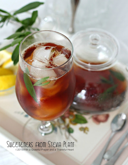 After purchasing a plant and growing it in the herb garden, harvesting the leaves and then experimenting with Stevia as an alternative sweetener.