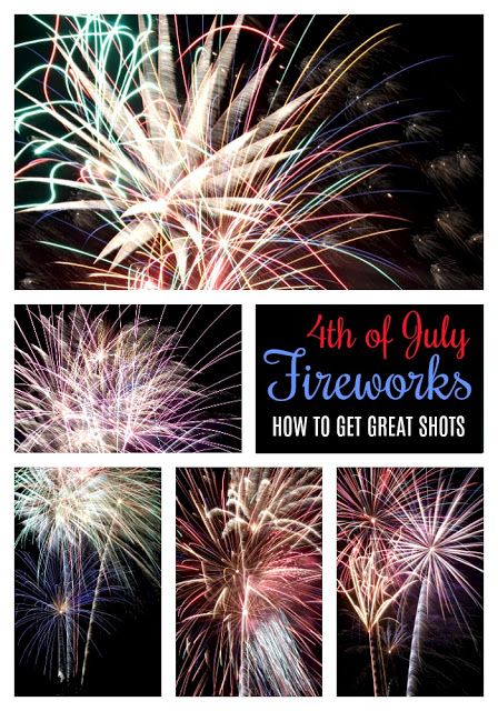 Wouldn't you love to capture photos of those amazing fireworks illuminating the night sky? Learn from these easy step-by-step instructions for how to get great Fireworks photos as we Celebrate the 4th of July!