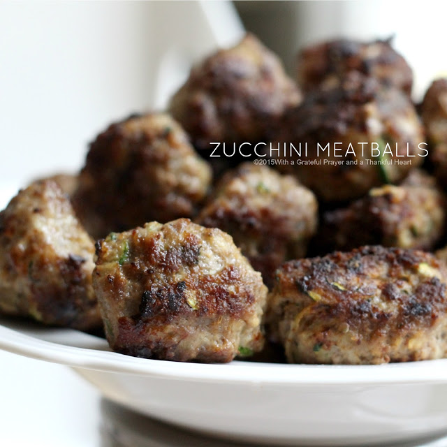 Add more veggies to your family meals. Try this delicious recipe for zucchini meatballs with shredded zucchini. So much flavor in these pan-fried meatballs.