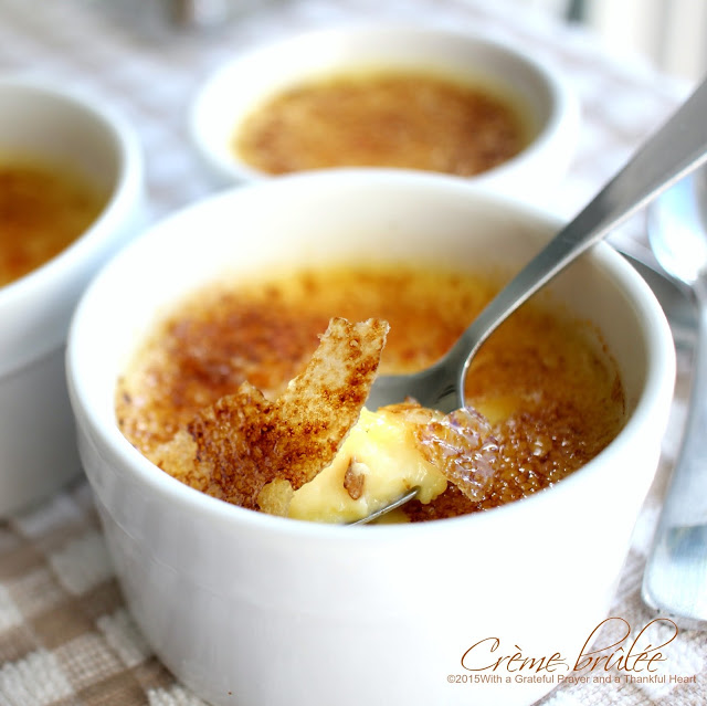 Creme Brulee recipe made in Paris Cooking School