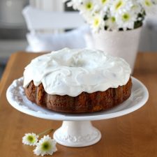 Sweet Potato Pound Cake with Cream Cheese Frosting