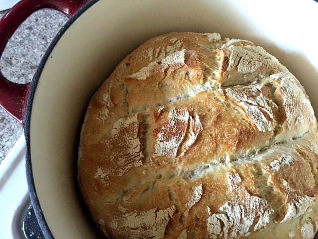 Make beautiful, No-Knead Artisan Bread with a great crusty exterior and wonderful crumb texture using just a handful of ingredients.