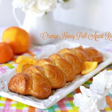 Orange Honey Pull-Apart Rolls