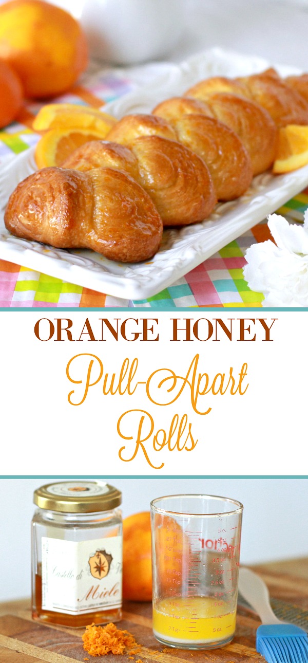 Orange Honey Pull-Apart Rolls are a pretty way to dress-up a can of crescent rolls. Brushed with a sweet orange glaze, they take just a few minutes of preparation yet burst with flavor.