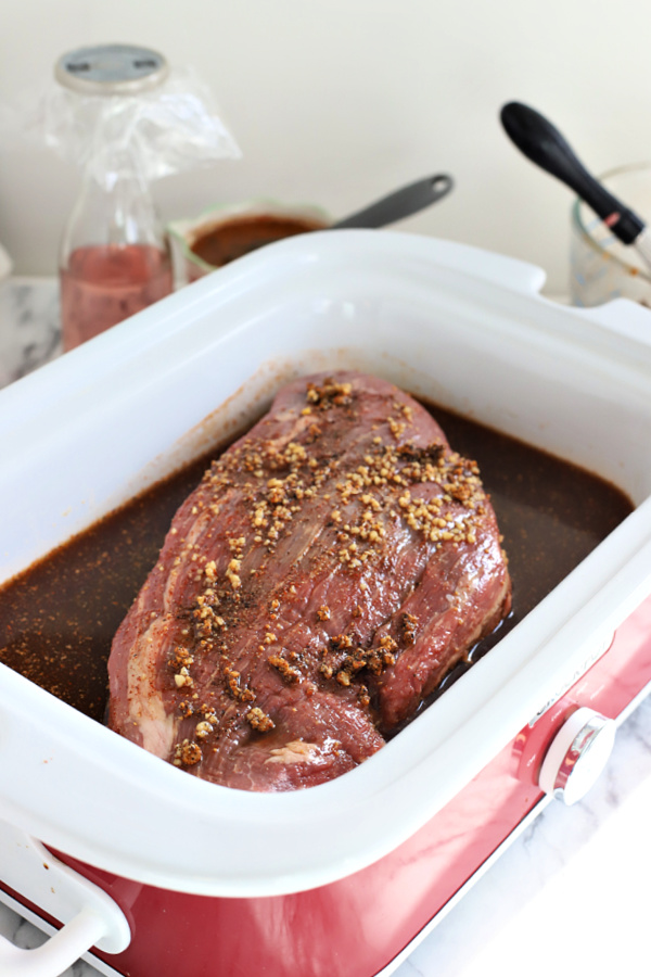 Beef Brisket ready for the Slow Cooker